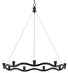 Currey & Company Serpentina White Chandelier Lighting currey-co-9000-0461