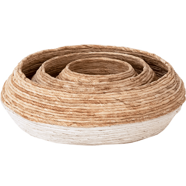 Dovetail Abaca Baskets (Set of 3) Pillow & Decor dovetail-TSD8032