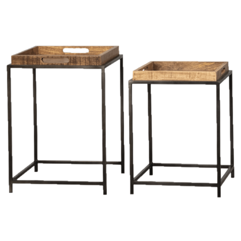 Dovetail Alfred Side Tables (Set of 2) Furniture dovetail-SHR192