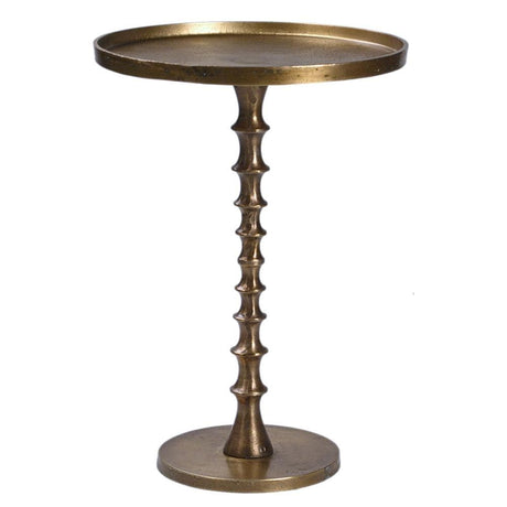 Dovetail Bradford Side Table - Brass Furniture Dovetail-DOV8130