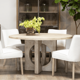 Dovetail Elaine Round Dining Table Furniture dovetail-DOV50008
