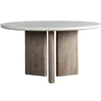 Dovetail Harrell Round Dining Table Furniture dovetail-DOV24027