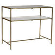 Dovetail Higgins Console Table - Brass Furniture Dovetail-AO210