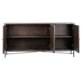 Dovetail Lester 3 Door Sideboard Furniture dovetail-DOV10350DB