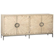 Dovetail Mabari Sideboard - Grey White Furniture dovetail-DOV10309