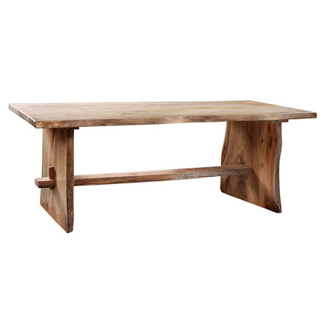 Dovetail Solid Teak Live Edge Dining Table Furniture dovetail-IT6001