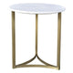 Dovetail Stanford Side Table-Brass Furniture Dovetail-AQ111B
