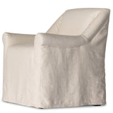 Four Hands Bridges Slipcover Dining Arm Chair Furniture