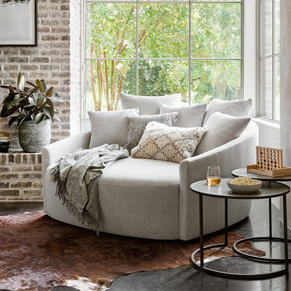 Chloe Media Lounger – Meadow Blu