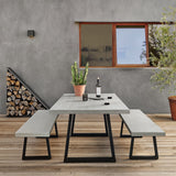 Four Hands Cyrus Outdoor Dining Bench Outdoor Furniture