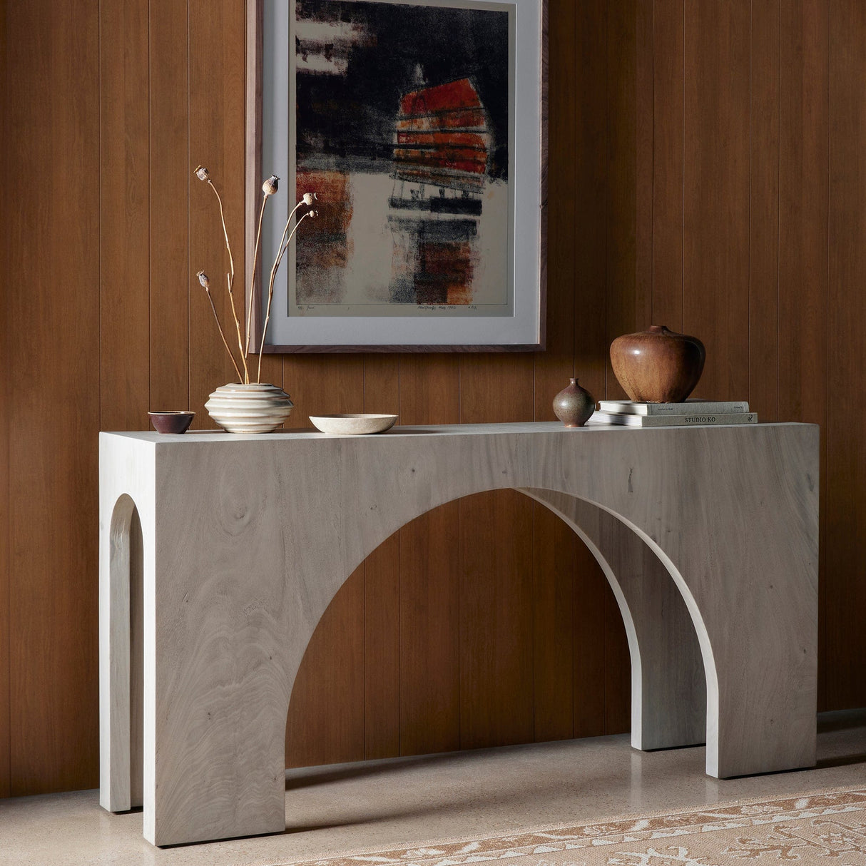Four Hands Fausto Console Table Furniture four-hands-226801-001 801542664534