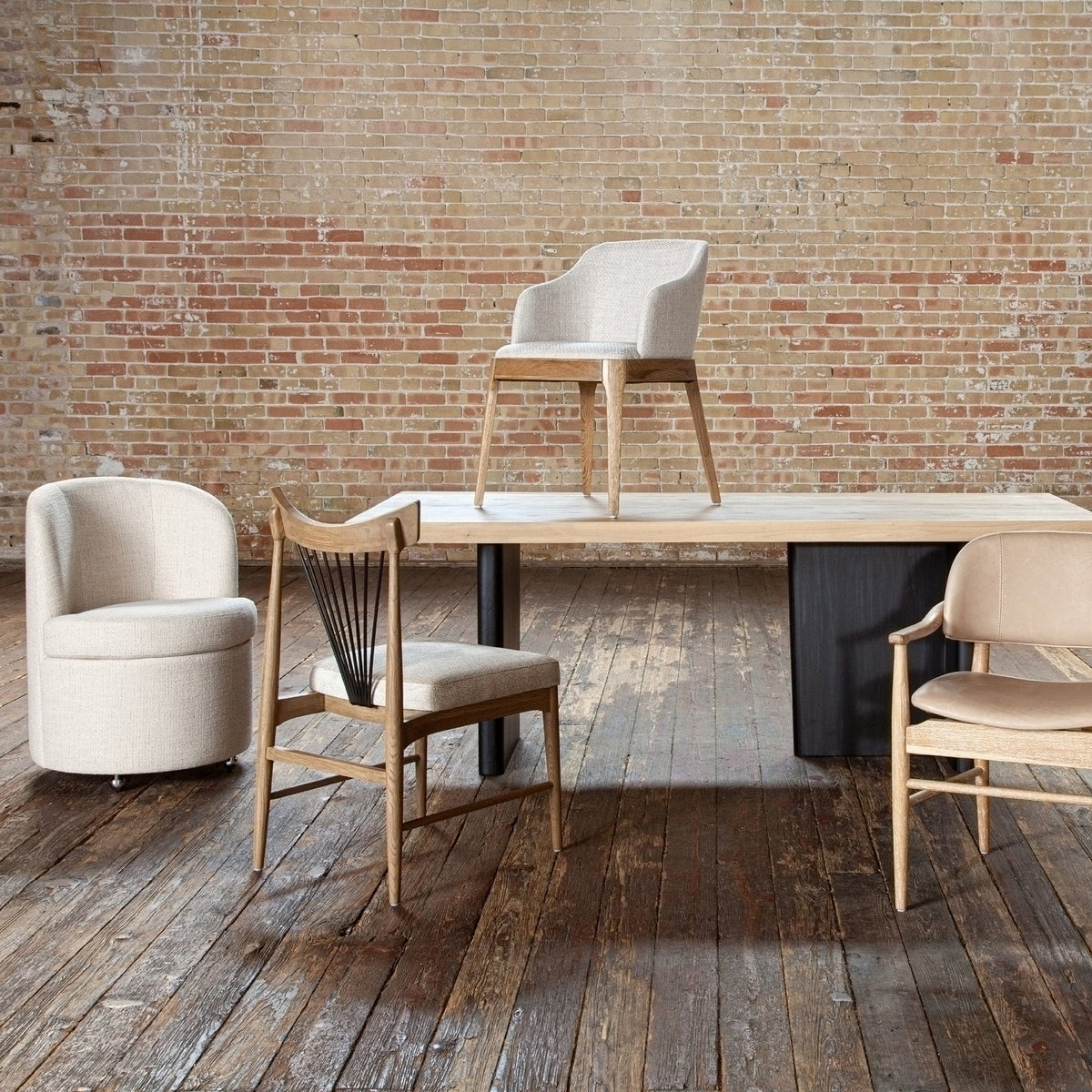 Four Hands Gloria Dining Chair Meadow Blu