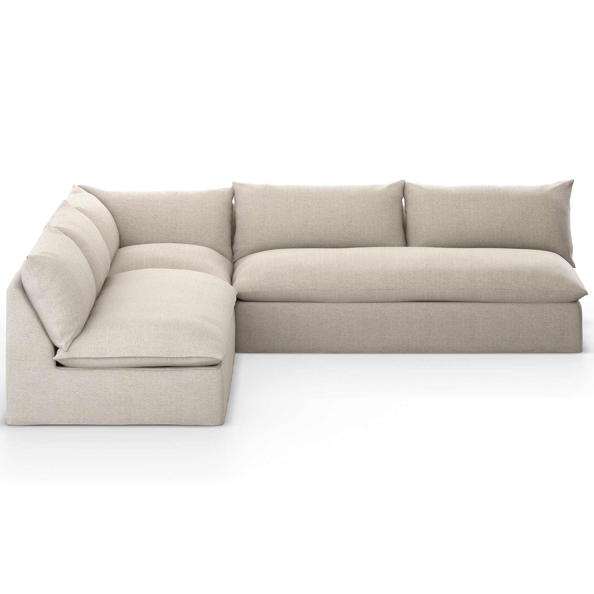 Grant Outdoor 3 Piece Sectional – Meadow Blu