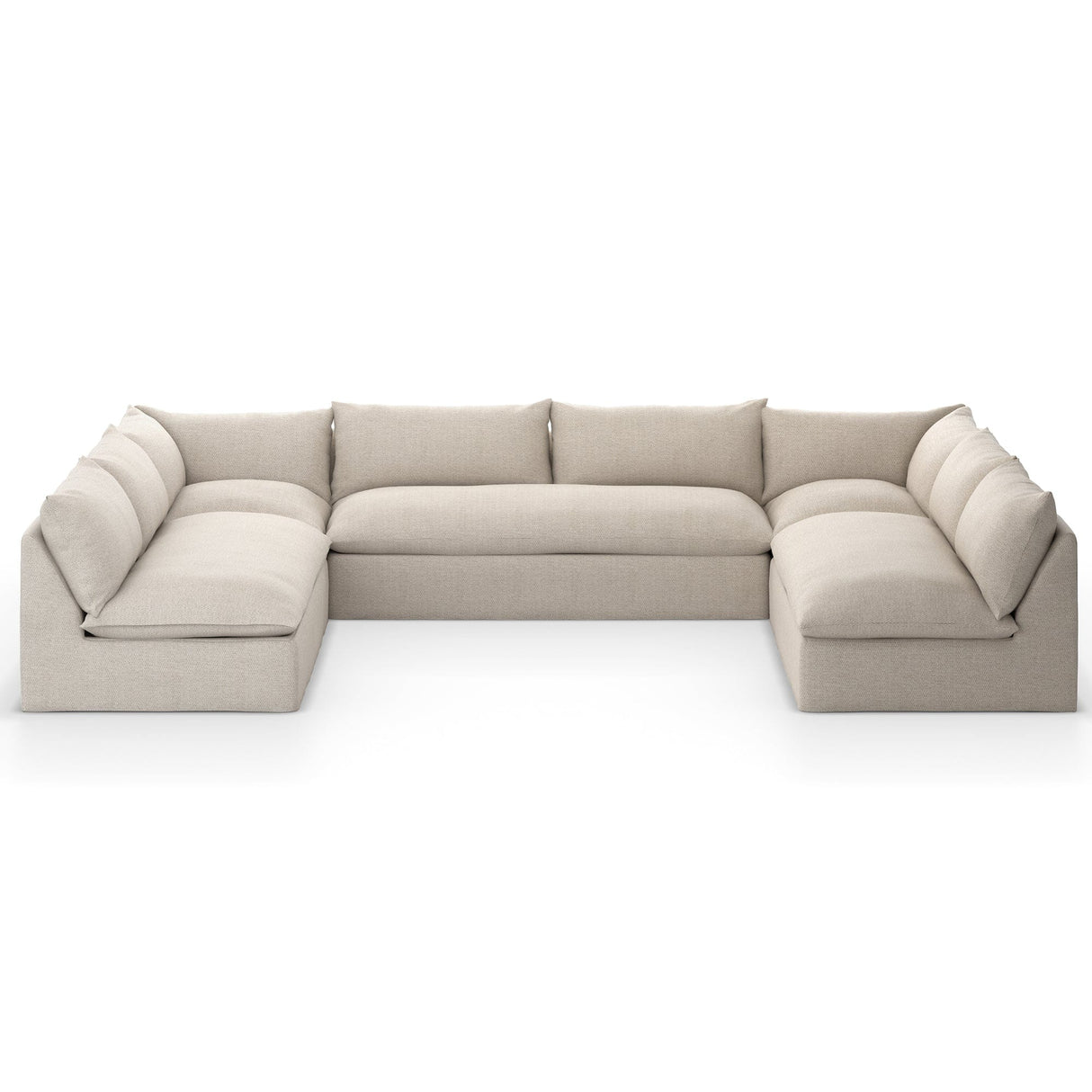 Four Hands Grant Outdoor 5 Piece Sectional Outdoor Furniture four-hands-235714-002 801542048976
