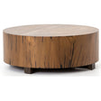 Four Hands Hudson Round Coffee Table Furniture four-hands-UWES-103A 801542307639