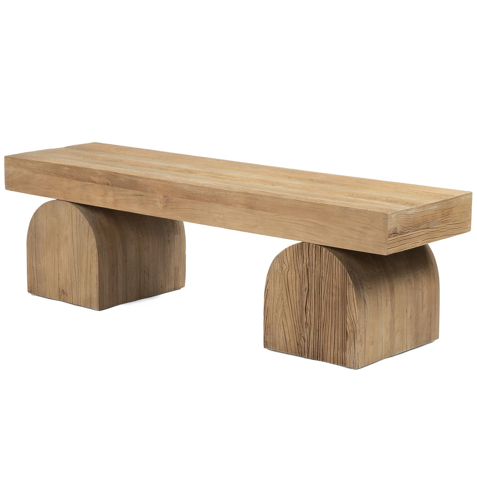 Four Hands Keane Bench Meadow Blu