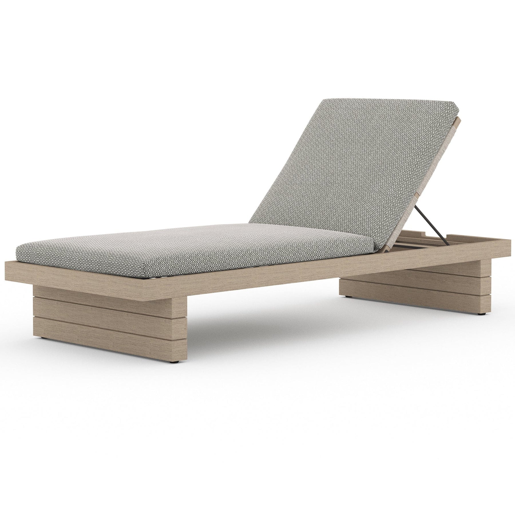 Four Hands Leroy Outdoor Chaise Lounge Meadow Blu