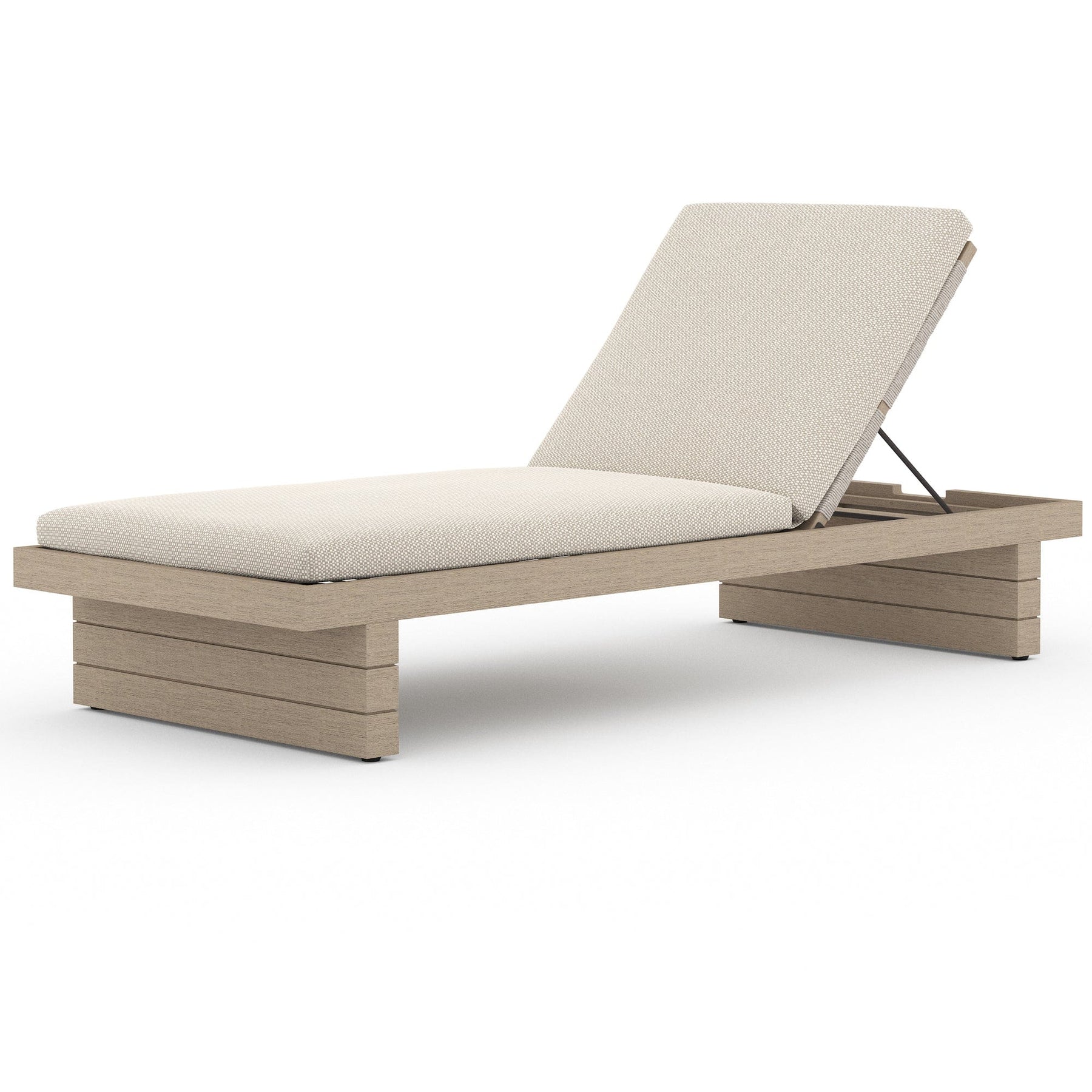 Four Hands Leroy Outdoor Chaise Lounge Meadow Blu
