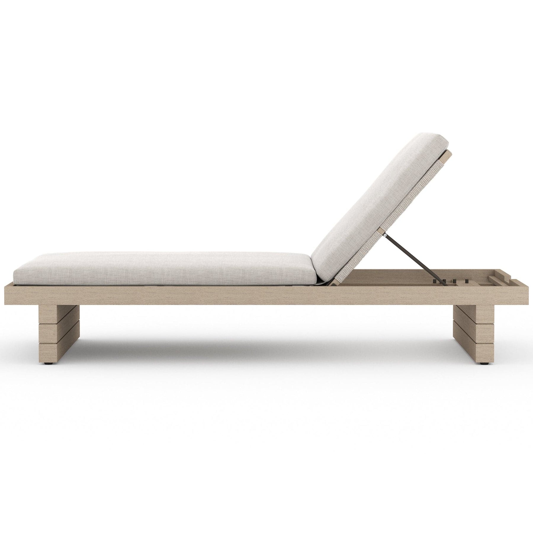 Four Hands Leroy Outdoor Chaise Lounge Meadow Blu