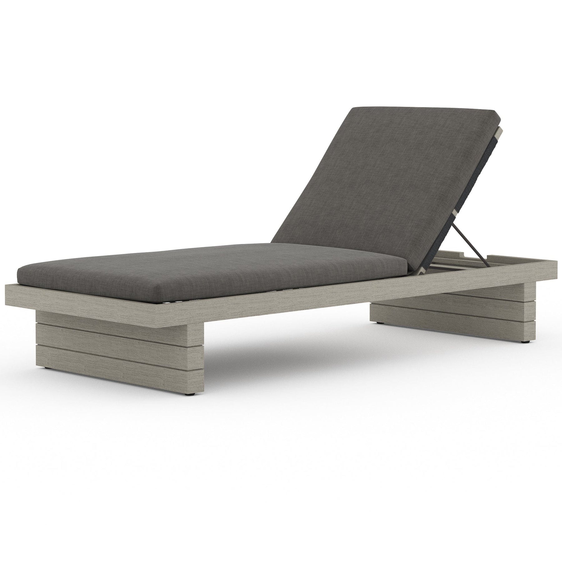 Four Hands Leroy Outdoor Chaise Lounge Meadow Blu
