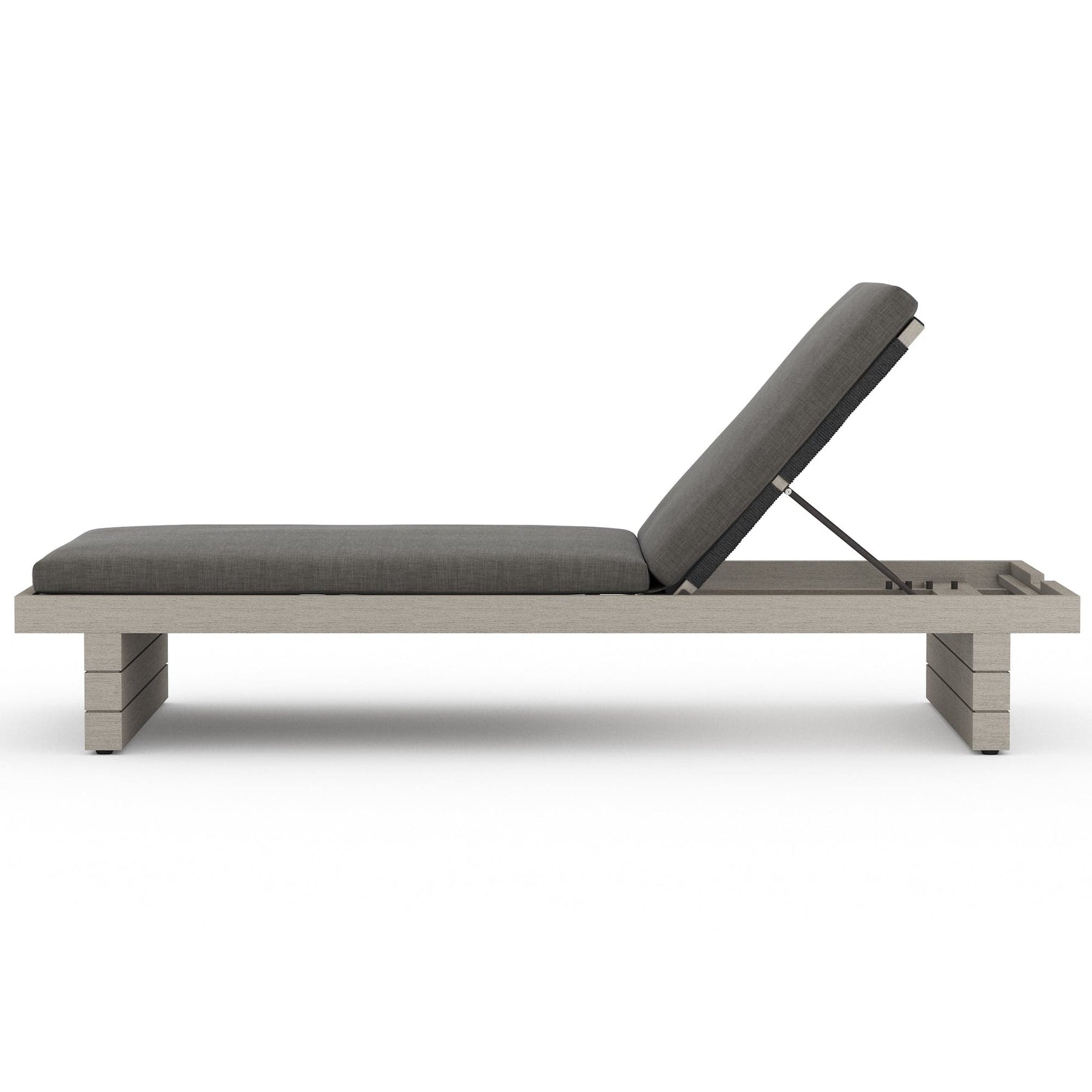 Four Hands Leroy Outdoor Chaise Lounge Meadow Blu