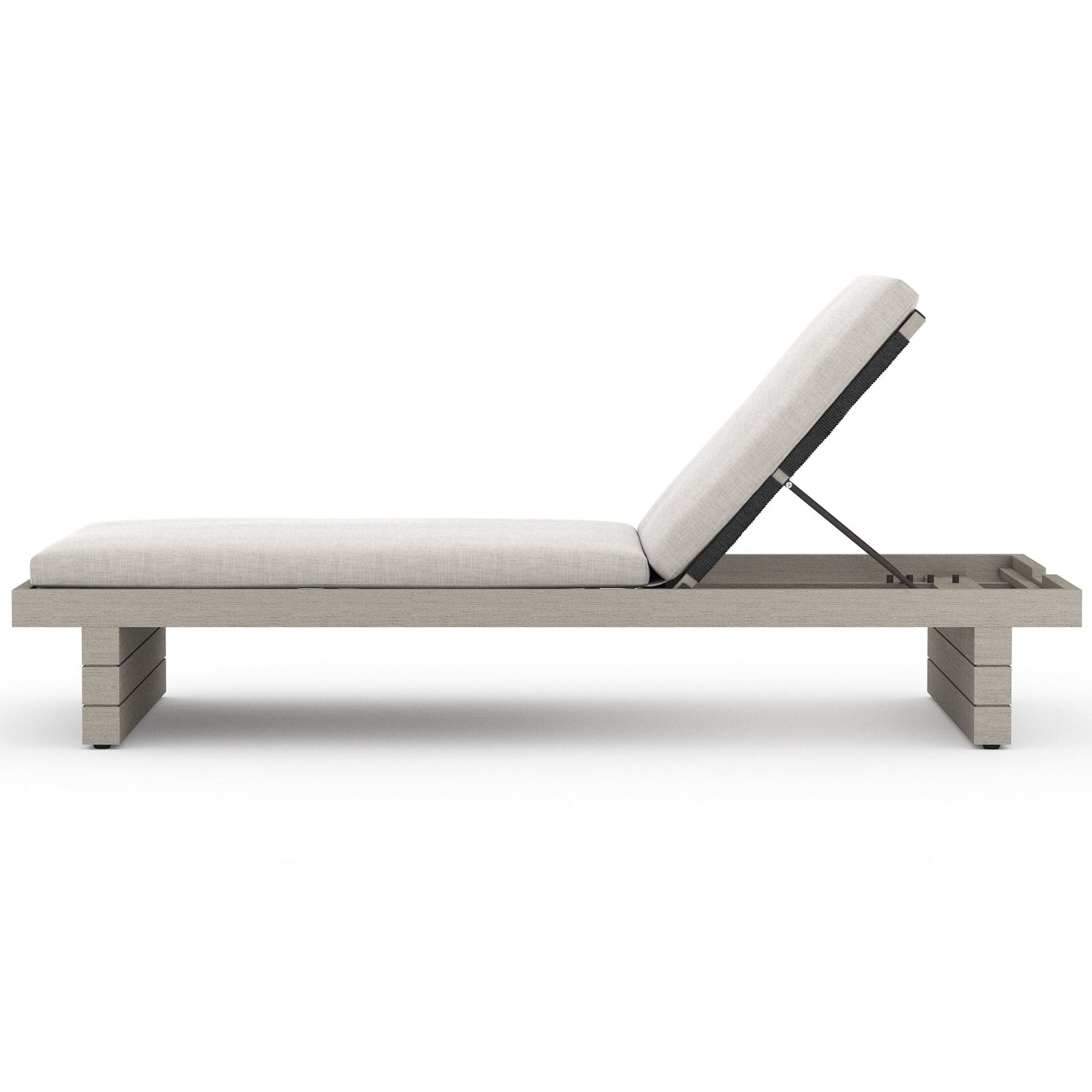 Four Hands Leroy Outdoor Chaise Lounge Meadow Blu