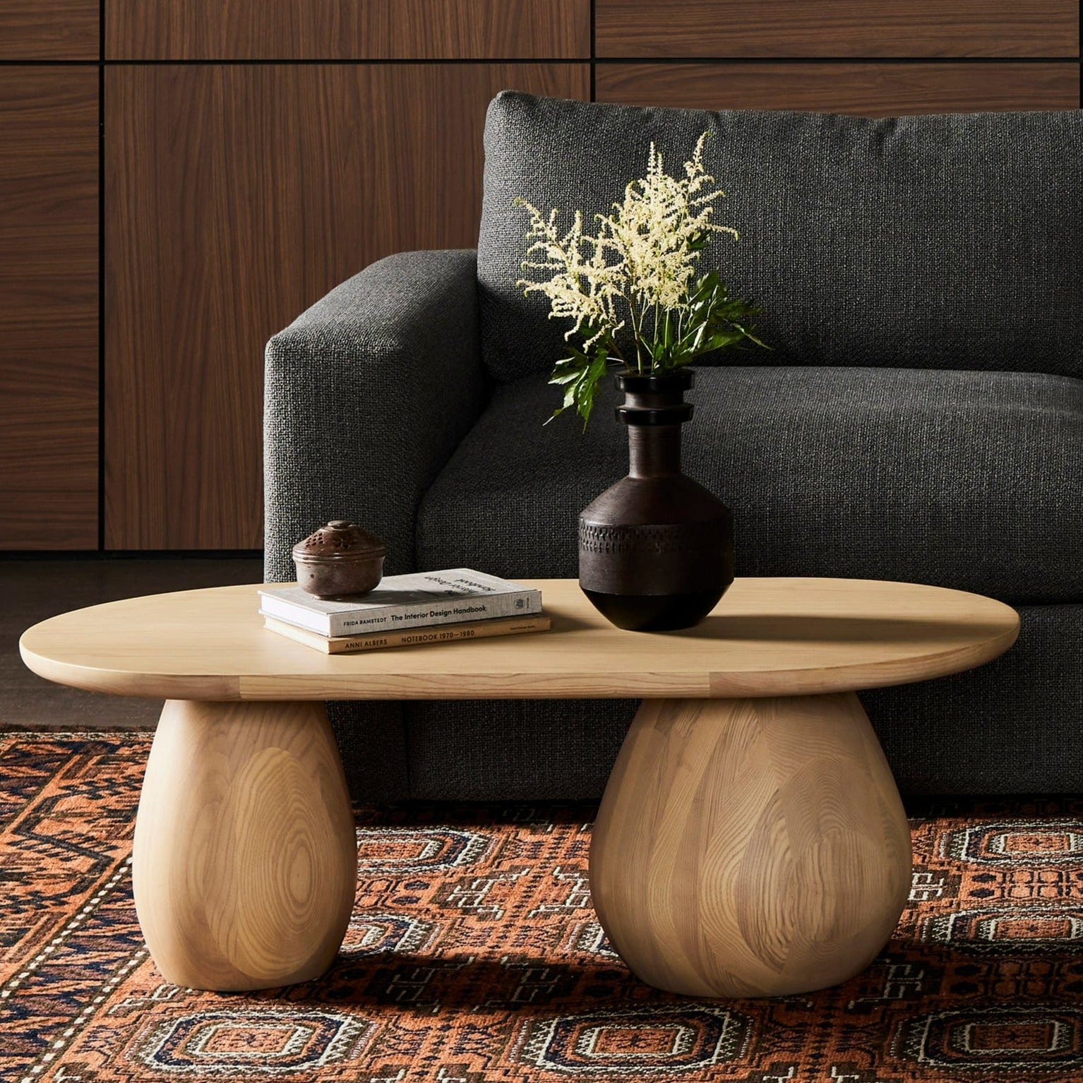 Four Hands Merla Wood Coffee Table Light Natural Ash