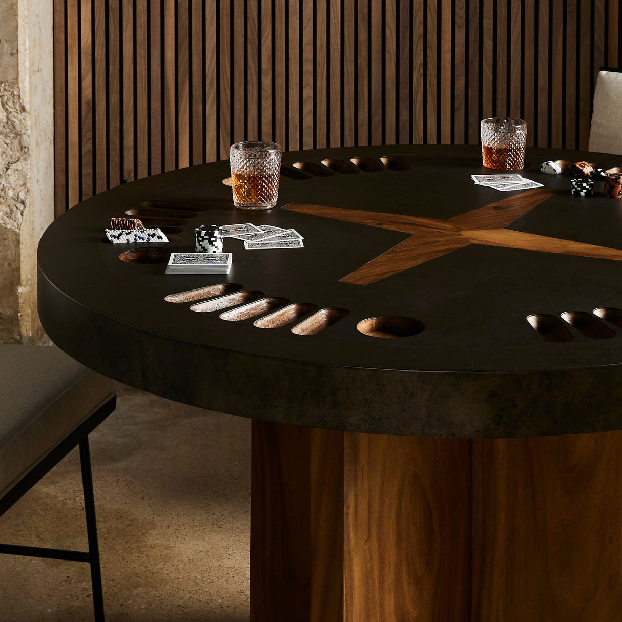 Four Hands Poker Table Furniture four-hands-234229-001 801542048082