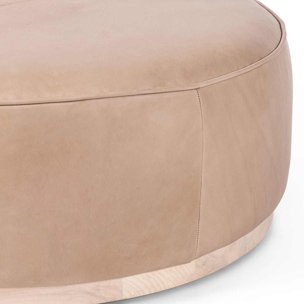 Four Hands Sinclair Large Round Ottoman Furniture