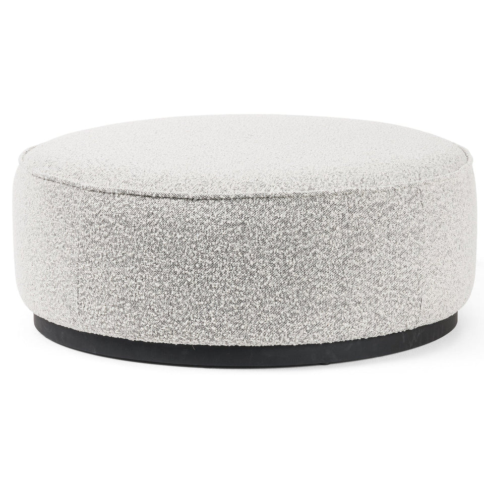 Four Hands Sinclair Large Round Ottoman – Meadow Blu