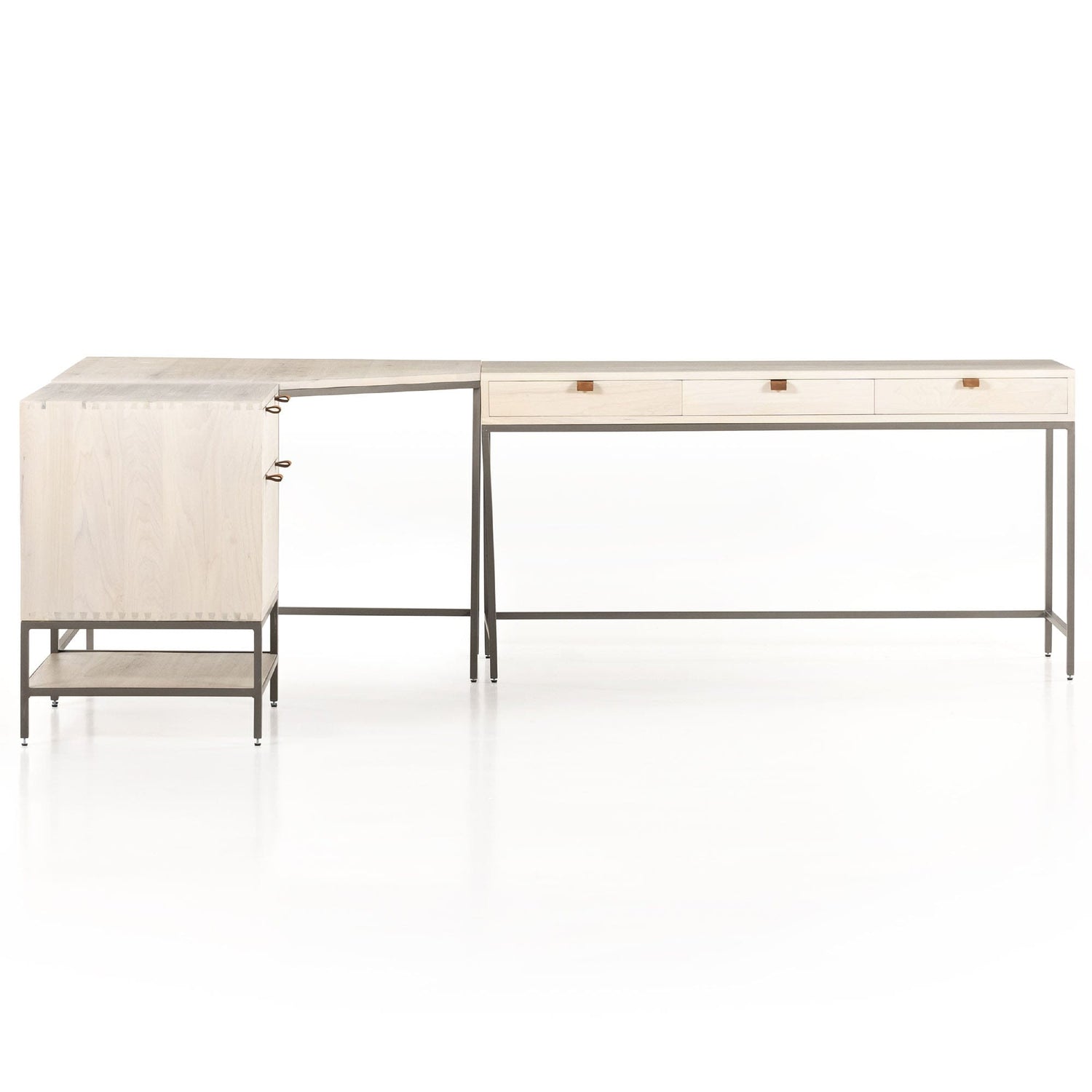 Four Hands Trey Desk System – Meadow Blu