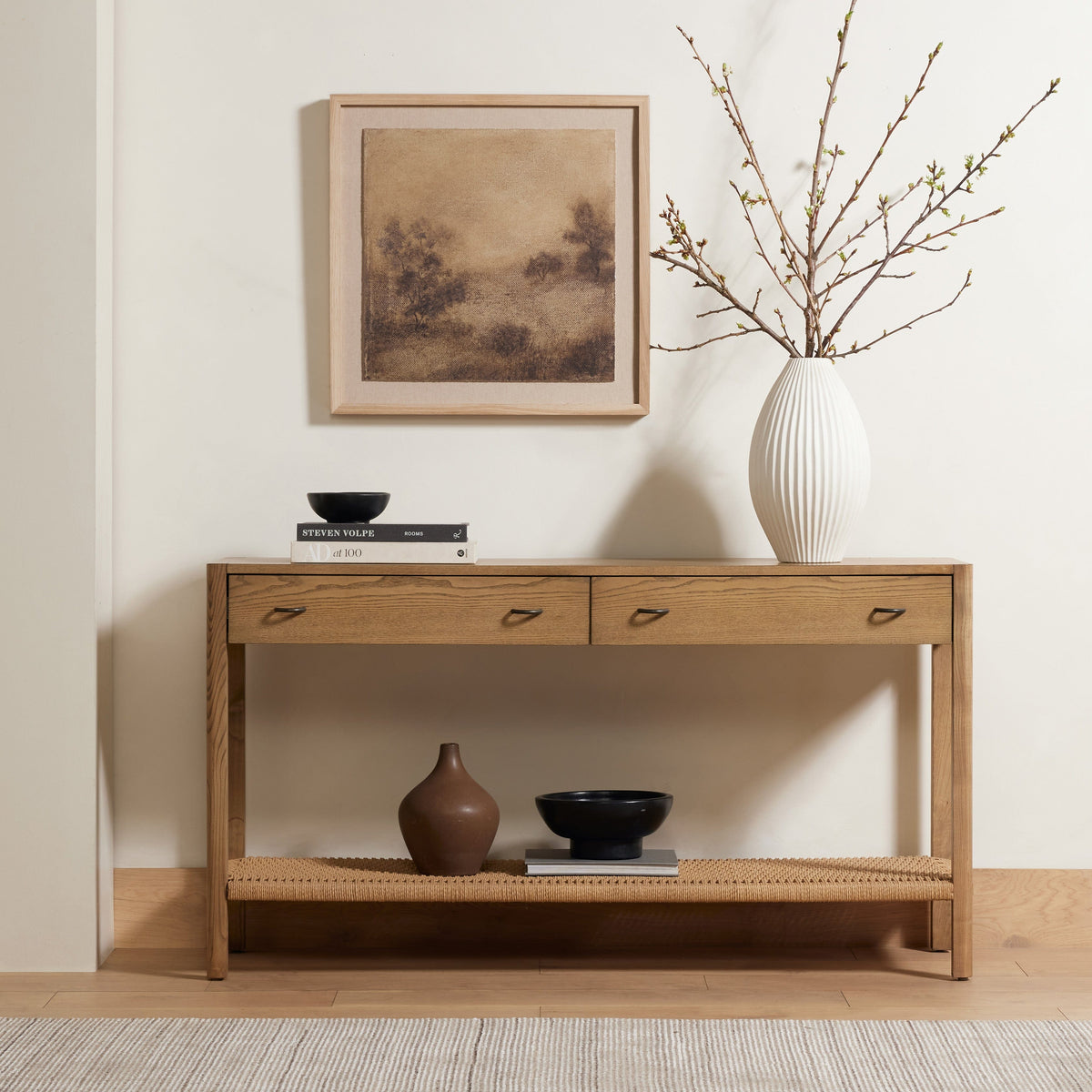 Four Hands Zuma Console – Meadow Blu