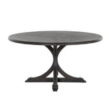 Gabby Adams Round Dining Table - Gray Furniture