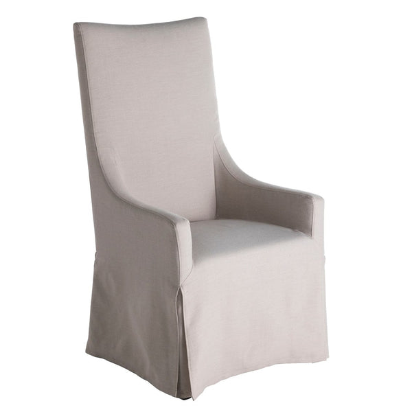 Levi Slipcover Dining Chair Set of 2- Jute