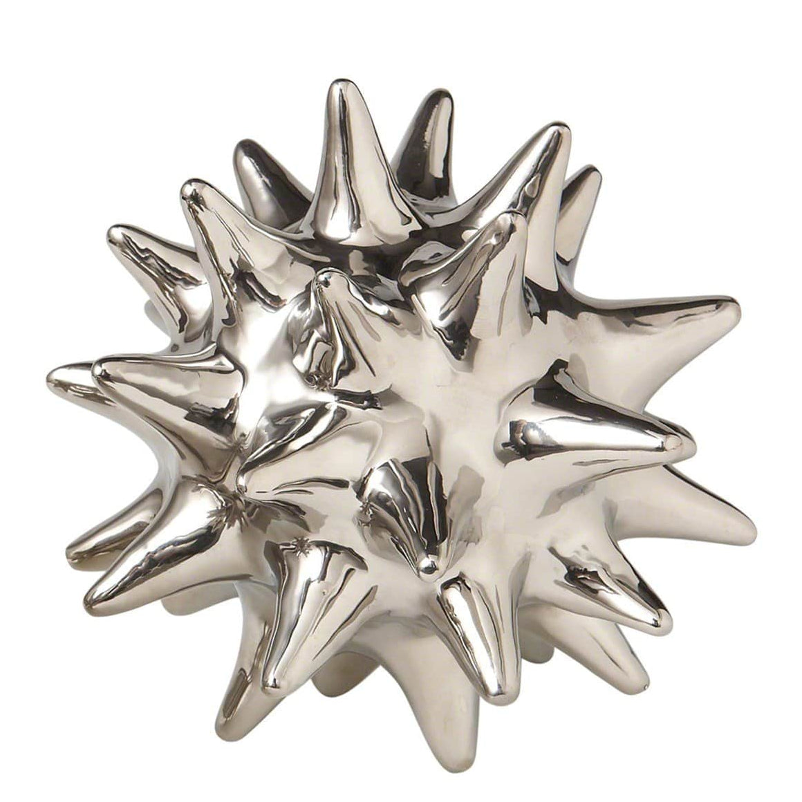 Global Views Dwell Studio Urchin - Silver Pillow & Decor Global-Views-Urchin-Silver-Large-D8.80089 00651083002087