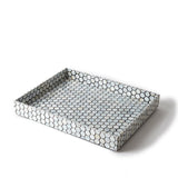 Global Views Mother of Pearl Tray - Black Decor