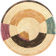 Handwoven Baskets by BLU 16" Jumbo Lilac + Neutrals Round Basket Pillow & Decor across-africa-FB.20698
