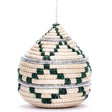 Handwoven Baskets by BLU Green + Silver Bulb Ornament Pillow & Decor across-africa-OO.10160