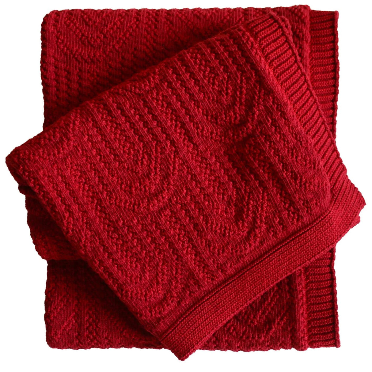 Happy Habitat Arch Texture Throw - Red Throws happy-habitat-arch-texture-red