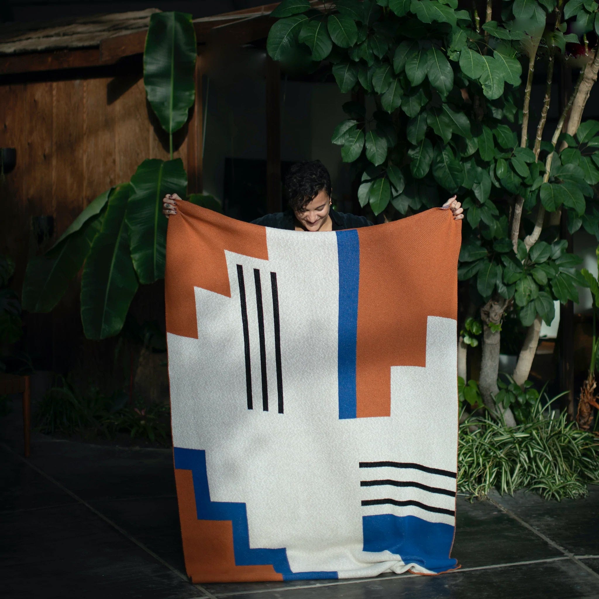 Habitat green throw hotsell