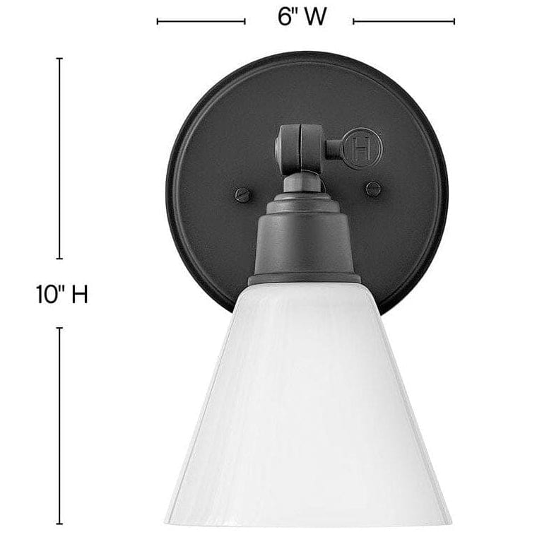 Hinkley Lighting Arti 1 Light Vanity Meadow Blu