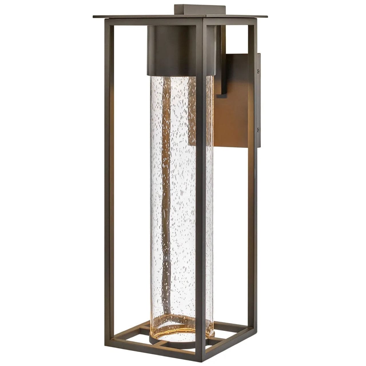 Outdoor wall mount lantern lights top