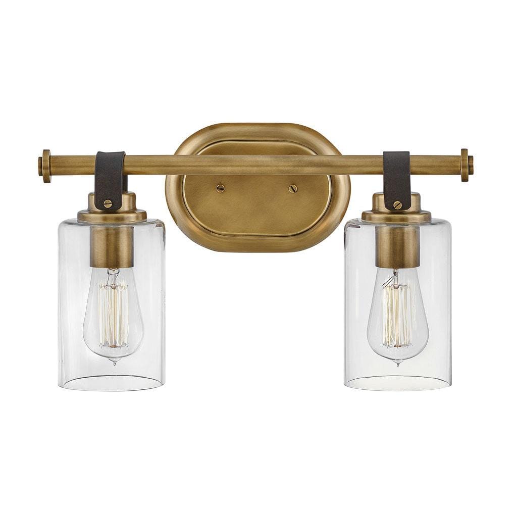 Satin brass deals vanity light