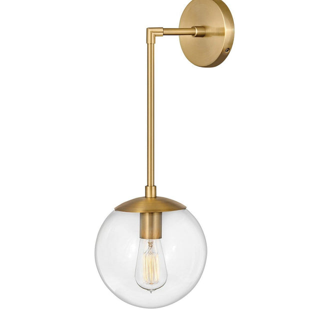 Hinkley Lighting Warby Single Light Sconce - Heritage Brass Lighting hinkely-lighting-3742HB