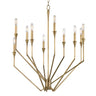 Hudson Valley Archie Chandelier - Aged Brass Lighting