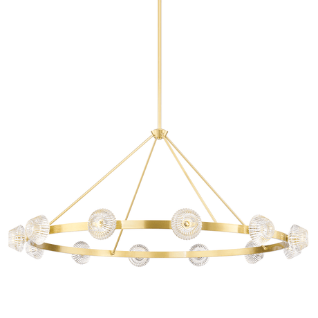 Hudson Valley Barclay Chandelier Lighting hudson-valley-6165-AGB