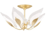 Hudson Valley Blossom Semi Flush Mount Lighting hudson-valley-4805-GL 806134899165