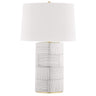 Hudson Valley Borneo Table Lamp - Stripe Combo Lighting hudson-valley-L1376-AGB/ST 806134894450