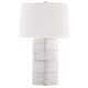 Hudson Valley Borneo Table Lamp - White Lighting hudson-valley-L1376-AGB/ST 806134894450
