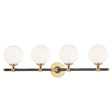 Hudson Valley Bowery 4 Light Vanity Sconce Lighting hudson-valley-3704-AOB 00806134883119